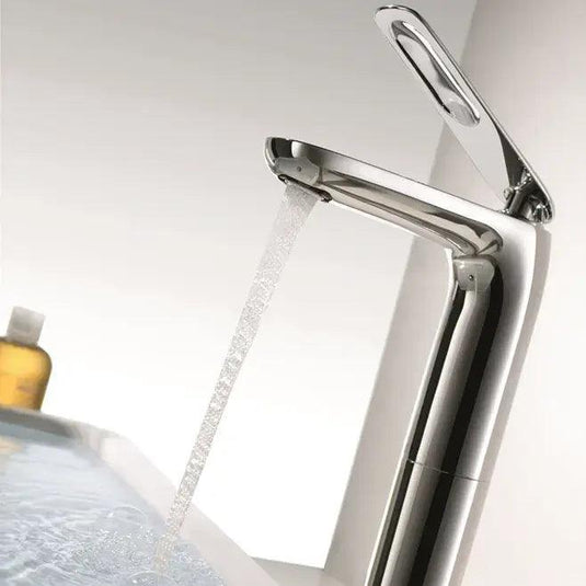 Flova Allore Tall Basin Mixer Tap with Clicker Waste ALTBAS - Envy Bathrooms Ltd