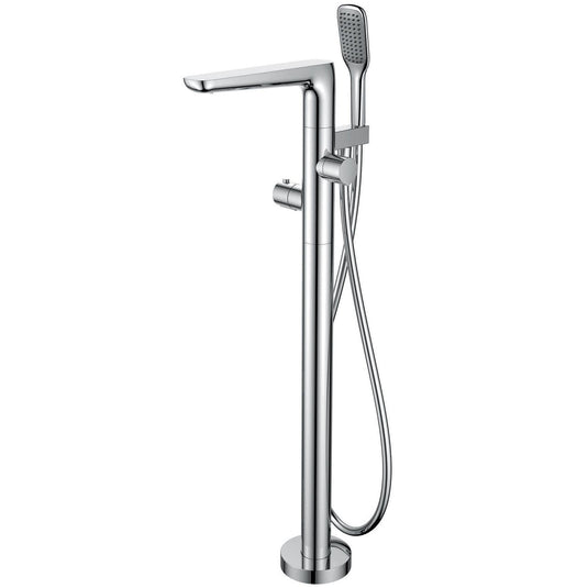 Flova Allore Thermostatic Floorstanding Bath Shower Mixer Tap with Handset Kit ALFMBSM - Envy Bathrooms Ltd