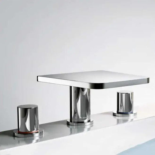 Flova Annecy 3 Hole Waterfall Bath Mixer Tap AN3HBF - Envy Bathrooms Ltd