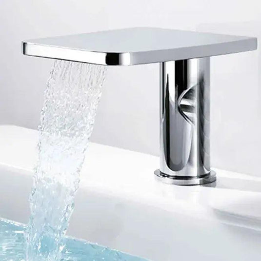 Flova Annecy 4 Hole Waterfall Bath Shower Mixer Tap with Pull Out Handset Kit AN4HBSM - Envy Bathrooms Ltd