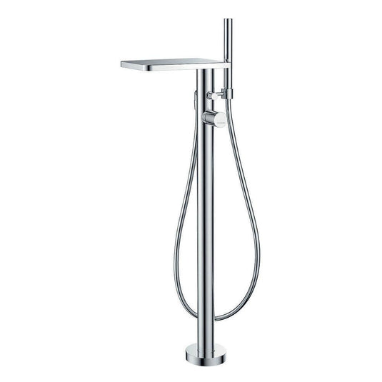 Flova Annecy Freestanding Waterfall Bath Shower Mixer Tap with Handset Kit ANFMBSM - Envy Bathrooms Ltd