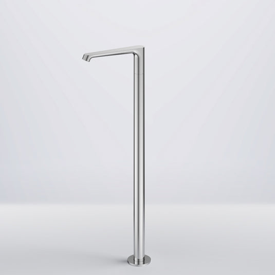 Flova Ascend Floor Standing Bath Spout Diamond Chrome | ASFMSPOUT - Envy Bathrooms Ltd