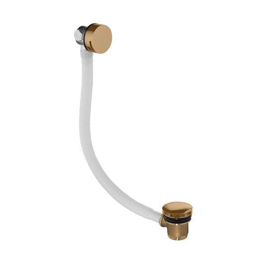 Flova Bath Overflow Filler With Clicker Waste – Brushed Bronze - BRO-BF1865 - Envy Bathrooms Ltd