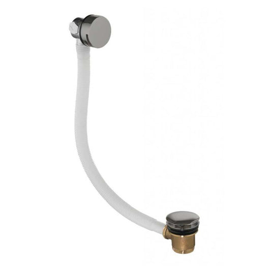 Flova Bath Overflow Filler With Clicker Waste – Brushed Nickel - BN-BF1865 - Envy Bathrooms Ltd