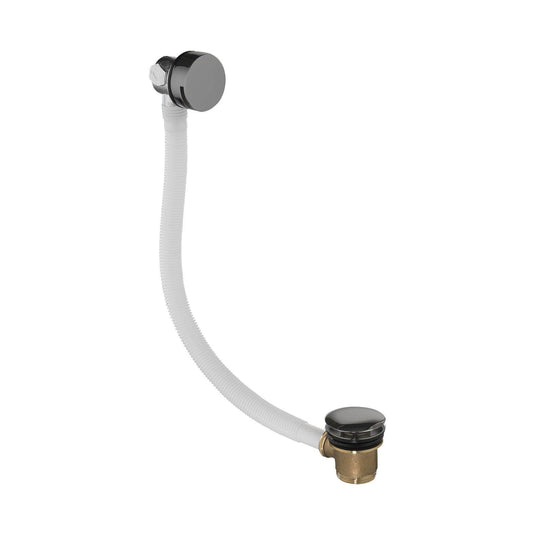 Flova Bath Overflow Filler With Clicker Waste – Gun Metal - GM-BF1865 - Envy Bathrooms Ltd