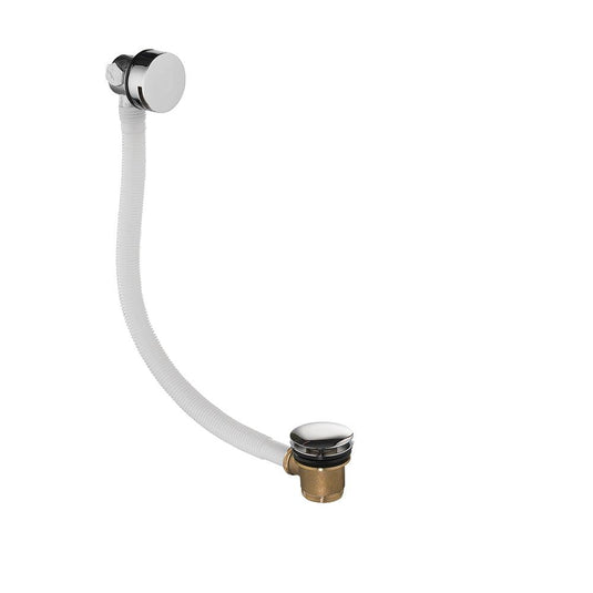Flova Bath Overflow Filler With Clicker Waste in Chrome - BF1865 - Envy Bathrooms Ltd