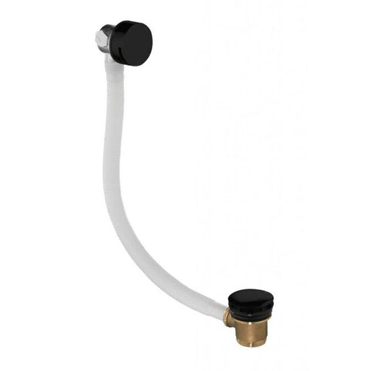 Flova Bath Overflow Filler With Clicker Waste – Matt Black - MB-BF1865 - Envy Bathrooms Ltd