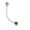 Flova Bath Overflow Filler With Clicker Waste |  Chrome |  BF1865