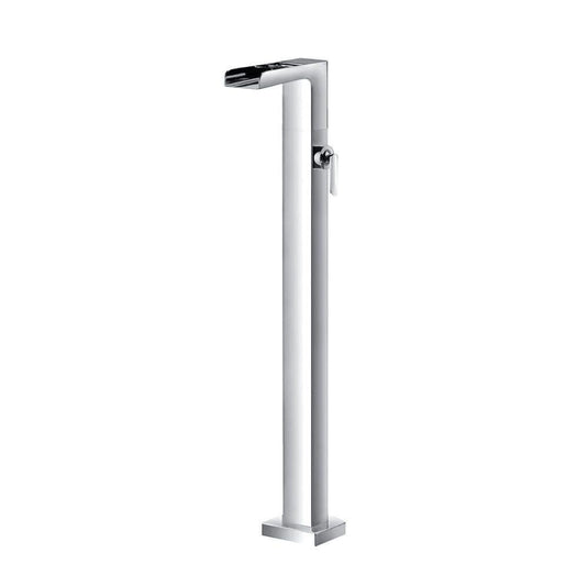 Flova Cascade Floor Standing Waterfall Bath Mixer Tap CAFMBF - Envy Bathrooms Ltd