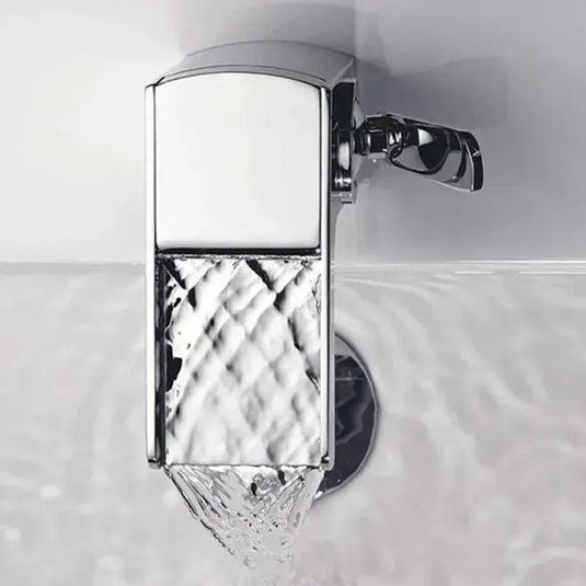 Flova Cascade Tall Waterfall Mono Basin Mixer Tap with Clicker Waste CATBAS - Envy Bathrooms Ltd