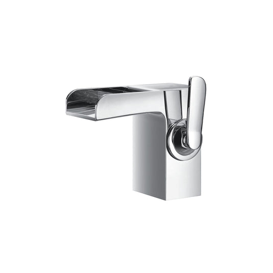 Flova Cascade Waterfall Mono Basin Mixer Tap with Clicker Waste CABAS - Envy Bathrooms Ltd