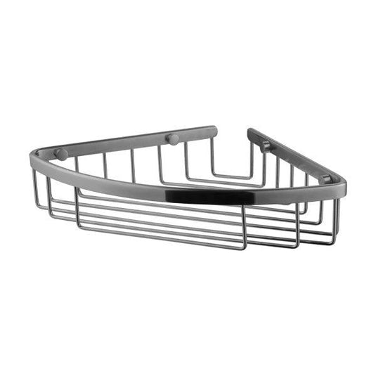 Flova Coco 205mm Corner Rack – Gun Metal - GM-RA8936 - Envy Bathrooms Ltd