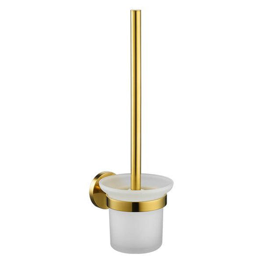 Flova Coco Toilet Brush And Holder – Brushed Gold - BG-CO8906-21 - Envy Bathrooms Ltd