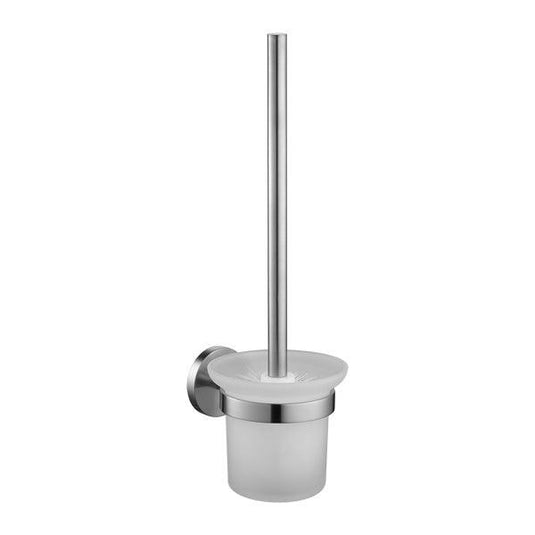 Flova Coco Toilet Brush And Holder – Brushed Nickel - BN-CO8906-21 - Envy Bathrooms Ltd