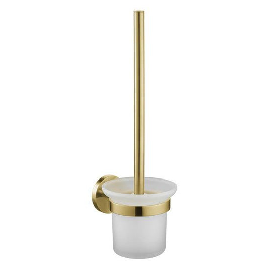 Flova Coco Toilet Brush And Holder – Brushed Brass - BRB-CO8906-21 - Envy Bathrooms Ltd