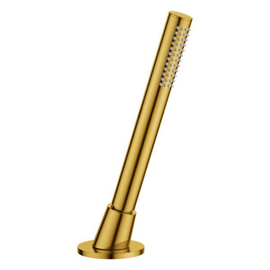 Flova Deck Mounted Pull Out Shower Set – Brushed Gold - BG-ANDMS - Envy Bathrooms Ltd