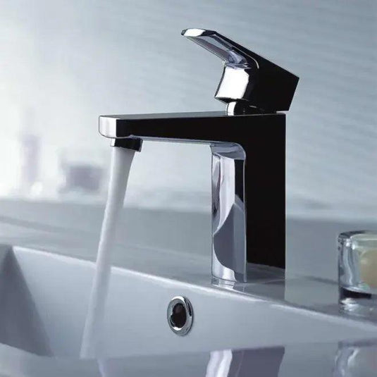 Flova Dekka Cloakroom Mono Basin Mixer Tap with Clicker Waste DESBAS - Envy Bathrooms Ltd