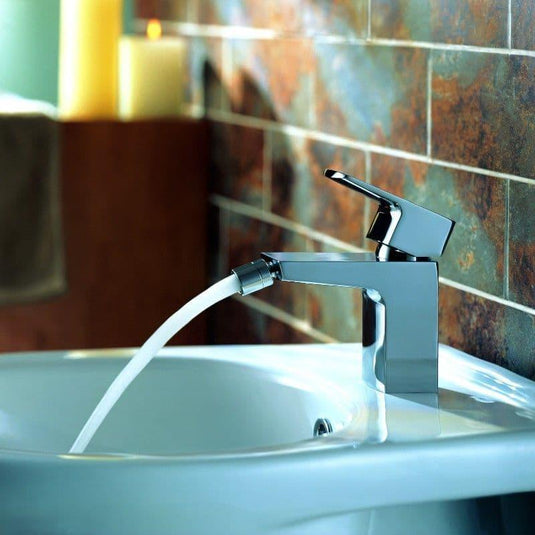Flova Dekka Mono Bidet Mixer Tap with Clicker Waste DEBID - Envy Bathrooms Ltd