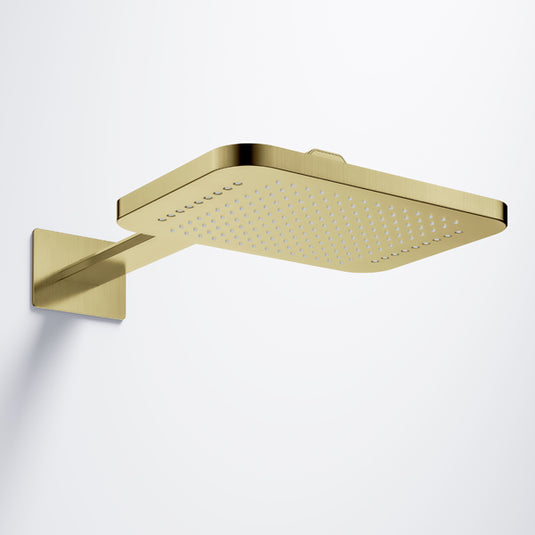 Flova Design 2-Function Deluxe Rainshower Brushed Brass | BRB-KI0735 - Envy Bathrooms Ltd