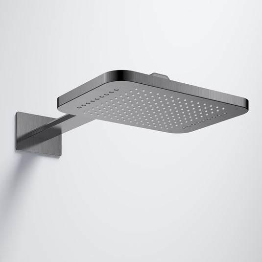 Flova Design 2-Function Deluxe Rainshower Gun Metal | GM-KI0735 - Envy Bathrooms Ltd