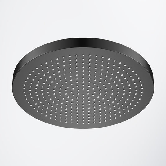 Flova Design DripFree Round Rainshower Matt Black | MB-KI058 - Envy Bathrooms Ltd