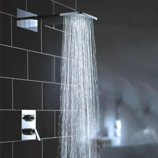 Flova Design Dual Function Overhead Shower with Rain & Waterfall Spray KI019 - Envy Bathrooms Ltd