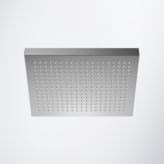Flova DripFree Square Rainshower Brushed Nickel | BN-KI057 - Envy Bathrooms Ltd
