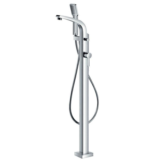 Flova Essence Floorstanding Bath Shower Mixer Tap with Handset ESFMBSM - Envy Bathrooms Ltd