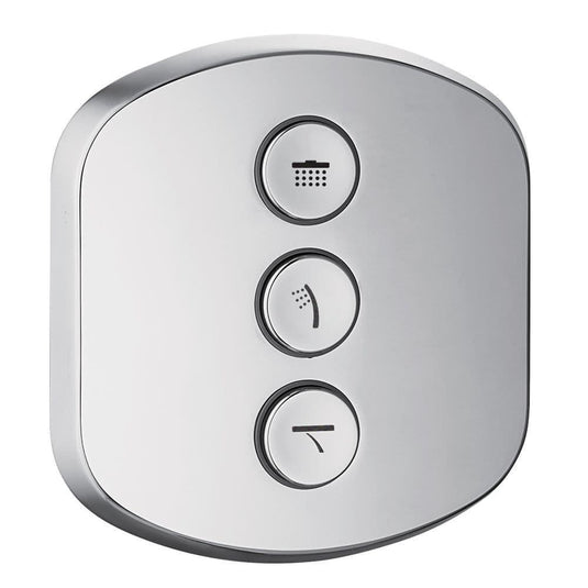 Flova Fusion GoClick 3 Outlet Concealed Diverter Valve FNDVGO3-V - Envy Bathrooms Ltd