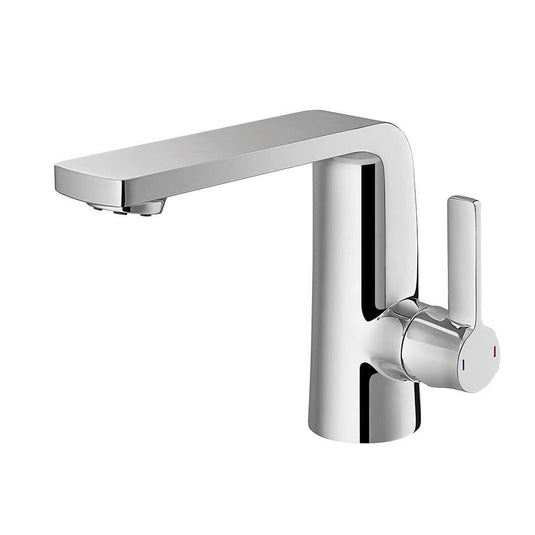 Flova Fusion Mono Basin Mixer Tap with Clicker Waste FNBAS - Envy Bathrooms Ltd