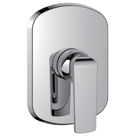 Flova Fusion Single Outlet Concealed Manual Mixer Valve with Large Cover Plate FNSHVO - Envy Bathrooms Ltd