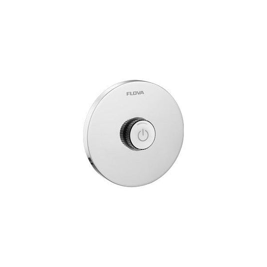 Flova GoClick® Concealed On/Off Valve – Round plate - GOCSV-RO-V - Envy Bathrooms Ltd
