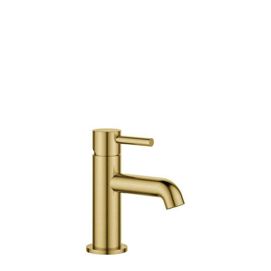 Flova Levo 142mm Single Lever Basin Mixer Tap – Brushed Brass - BRB-LVMBAS - Envy Bathrooms Ltd