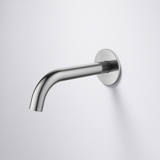 Flova Levo 170mm Wall-Mounted Bath Spout Brushed Nickel | BN-LVSPOUT - Envy Bathrooms Ltd