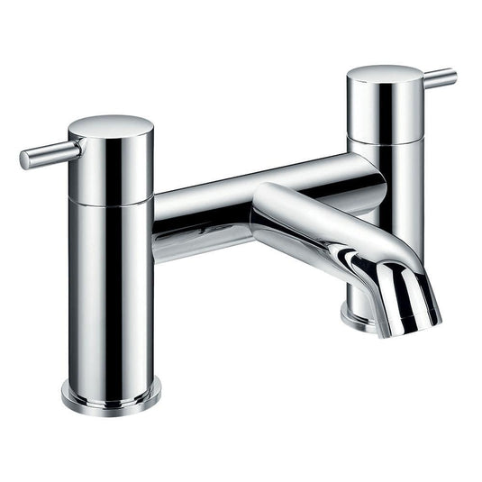 Flova Levo 2 Hole Deck Mounted Bath Filler Tap LVBF - Envy Bathrooms Ltd