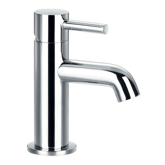 Flova Levo Cloakroom Mono Basin Mixer Tap with Clicker Waste LVMBAS - Envy Bathrooms Ltd