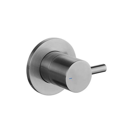 Flova Levo Cold Wall Mounted Shut Off Valve – Brushed Nickel - BN-LVWMCONCW - Envy Bathrooms Ltd