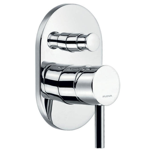 Flova Levo Concealed Manual Shower Valve with 2-Way Diverter LVSHVO/DIV - Envy Bathrooms Ltd