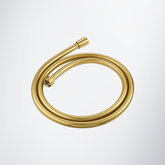 Flova Levo GoTurn Round Shower Pack Brushed Gold | BG-LVGT2PK2-RO - Envy Bathrooms Ltd