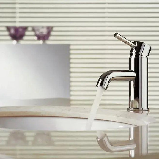 Flova Levo Mono Basin Mixer Tap with Clicker Waste LVBAS - Envy Bathrooms Ltd