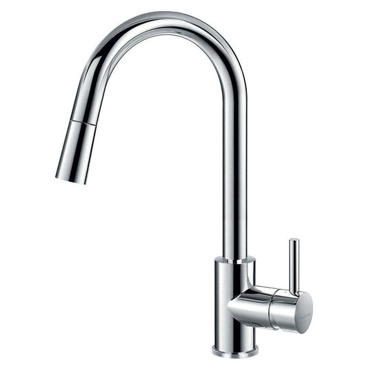 Flova Levo Single Lever Mono Kitchen Mixer Tap with Pull-Out Spray LVPOKITCH - Envy Bathrooms Ltd