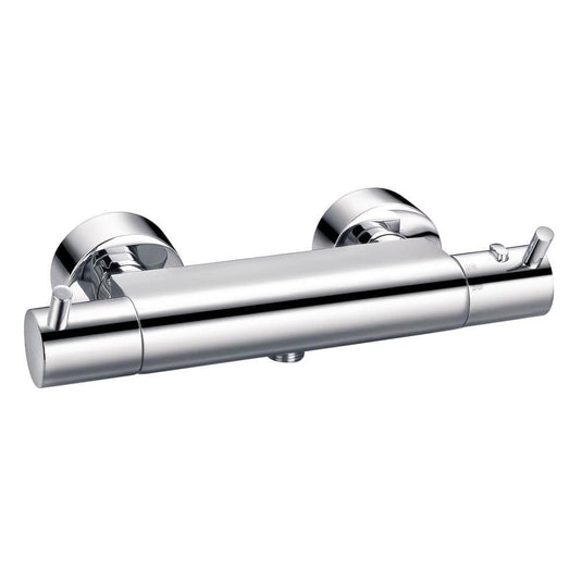 Flova Levo Single Outlet Exposed Thermostatic Shower Bar Valve LVTBV - Envy Bathrooms Ltd