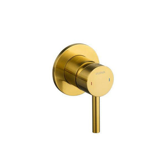 Flova Levo Single Outlet Manual Mixer – Brushed Gold - BG-LVSHVOS - Envy Bathrooms Ltd