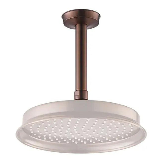 Flova Liberty 120mm Ceiling Mounted Shower Arm - Oil Rubbed Bronze KI09-ORB - Envy Bathrooms Ltd