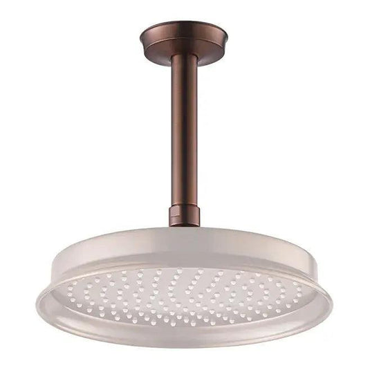Flova Liberty 120mm Ceiling Mounted Shower Arm - Oil Rubbed Bronze KI09-ORB - Envy Bathrooms Ltd