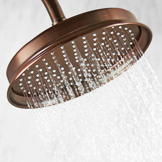 Flova Liberty 225mm Rainshower Head - Oil Rubbed Bronze KI024-ORB - Envy Bathrooms Ltd