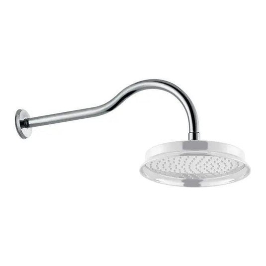 Flova Liberty 400mm Wall Mounted Shower Arm - Chrome KILISA - Envy Bathrooms Ltd