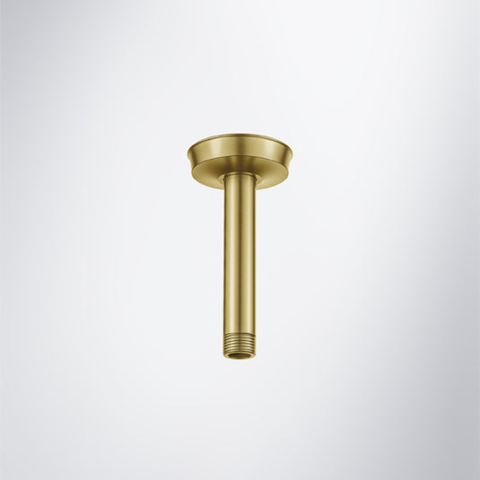 Flova Liberty Ceiling Mounted Shower Arm Brushed Brass | KI09-BRB - Envy Bathrooms Ltd