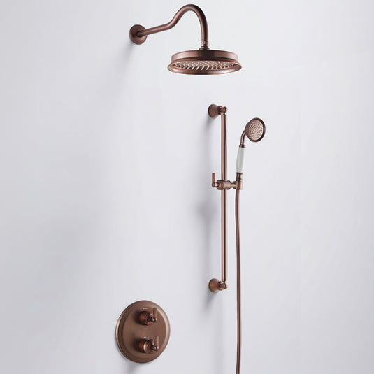Flova Liberty GoTurn Shower Pack Slide Rail Oil Rubbed Bronze | ORB-LIGT2PK2 - Envy Bathrooms Ltd
