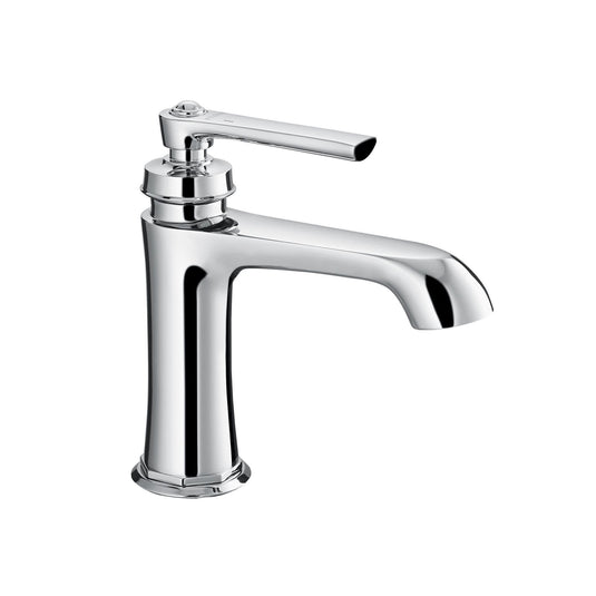 Flova Liberty Mono Basin Mixer Tap with Clicker Waste - Chrome LIBAS - Envy Bathrooms Ltd